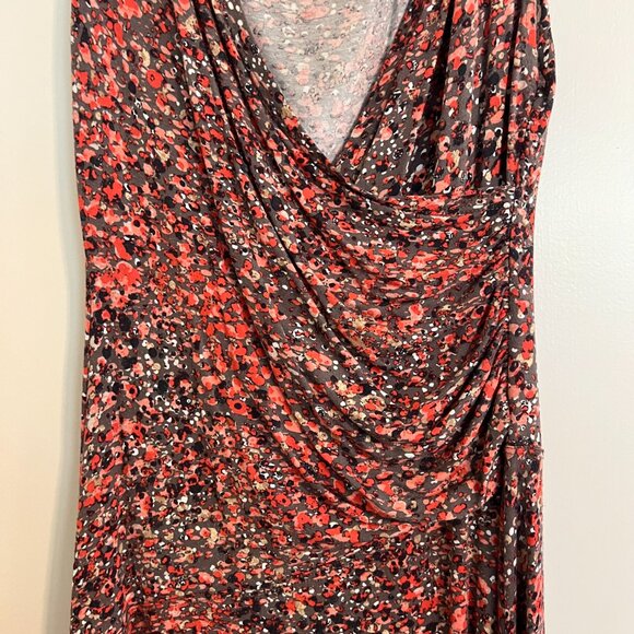 Patterned Wrap Dress - Picture 3 of 3